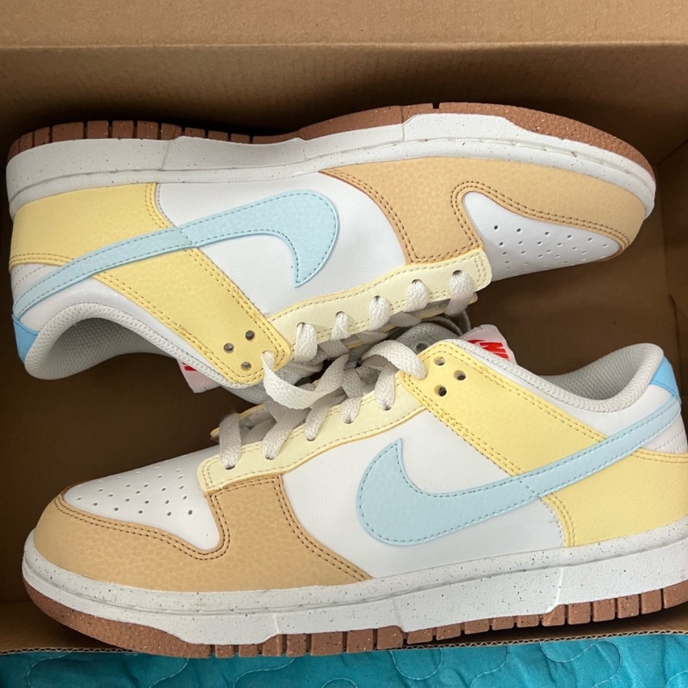 Nike Dunk Low Next Nature "Soft Yellow Alabaster" Size 6 - Picture 2 of 6